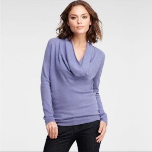Ann Taylor 100%  Cashmere Cowl Sweater XS #1216